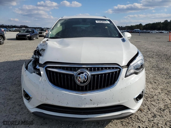 2020 Buick Envision Essence with VIN LRBFXCSA4LD167065, listed as a Copart auction lot 83838974 with 53,112 mi miles and Salvage Title. Bid and sale history available at carsss.com. Image 5.