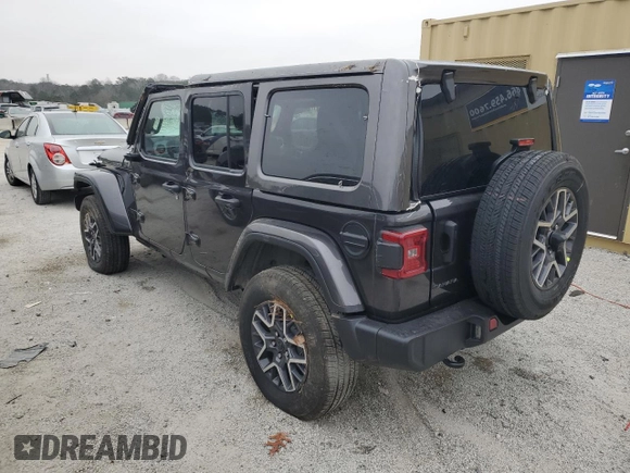 2025 Jeep Wrangler Sahara with VIN 1C4PJXEN9SW526216, listed as a Copart auction lot 86907844 with 921 mi miles and Clean Title. Bid and sale history available at DreamBid. Image 2.