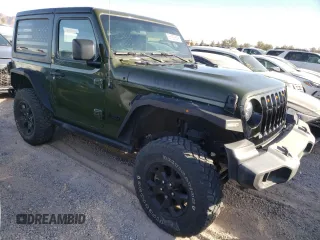2021 Jeep Wrangler Sport S with VIN 1C4HJXAG6MW557583, listed as a Copart auction lot 88603685 with 28,325 mi miles and Salvage Title. Bid and sale history available at DreamBid. Image 4.