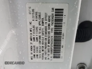 2015 Acura TLX V6 Tech with VIN 19UUB2F57FA024374, listed as a Copart auction lot 45148025 with 128,945 mi miles and Salvage Title. Bid and sale history available at carsss.com. Image 14.