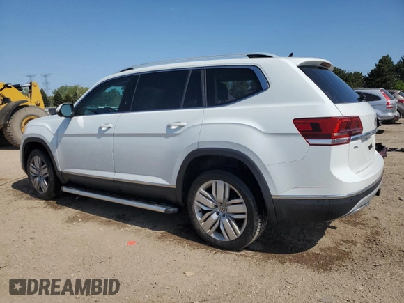 2018 Volkswagen Atlas SEL Premium z VIN 1V2NR2CAXJC539249, wystawiony jako Copart lot #55992035 z przebiegiem 132 814 mil mil oraz Szkoda całkowita • Salvage title. Historia ofert i sprzedaży dostępna na DreamBid. Obrazek 2.