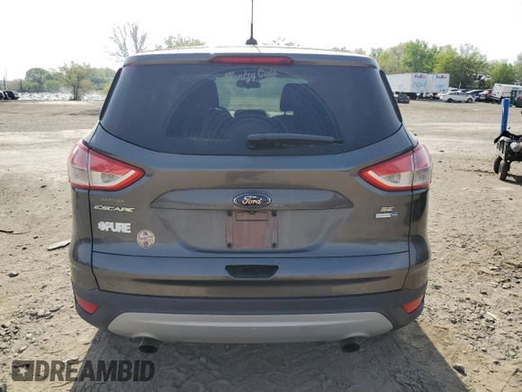 2016 Ford Escape SE with VIN 1FMCU9GX0GUA01107, listed as a Copart auction lot 53130295 with 97,768 mi miles and Clean Title. Bid and sale history available at carsss.com. Image 6.
