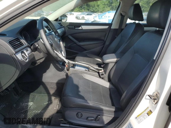2012 Volkswagen Passat SE with VIN 1VWBH7A30CC045734, listed as a Copart auction lot 61510605 with 130,035 mi miles and Salvage title. Bid and sale history available at DreamBid. Image 7.