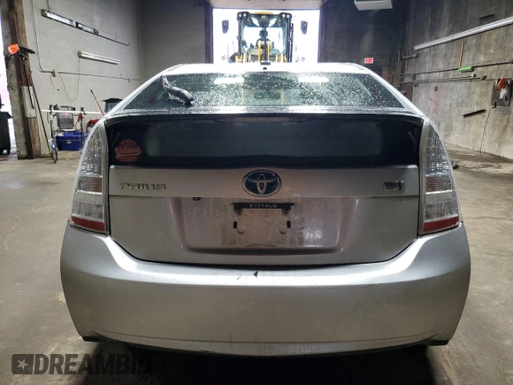 2011 Toyota Prius I with VIN JTDKN3DUXB1438286, listed as a Copart auction lot 51229275 with 0 mi miles and Salvage Title. Bid and sale history available at carsss.com. Image 6.