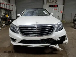 2015 Mercedes-Benz S 550 with VIN WDDUG8FB0FA077724, listed as a Copart auction lot 83636774 with 55,436 mi miles and Salvage Title. Bid and sale history available at carsss.com. Image 5.