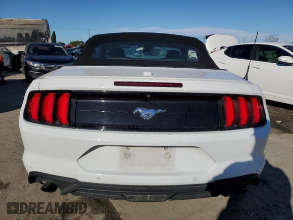 2021 Ford Mustang EcoBoost with VIN 1FATP8UH3M5120896, listed as a Copart auction lot 37092323 with 48,545 mi miles. Bid and sale history available at carsss.com. Image 6.