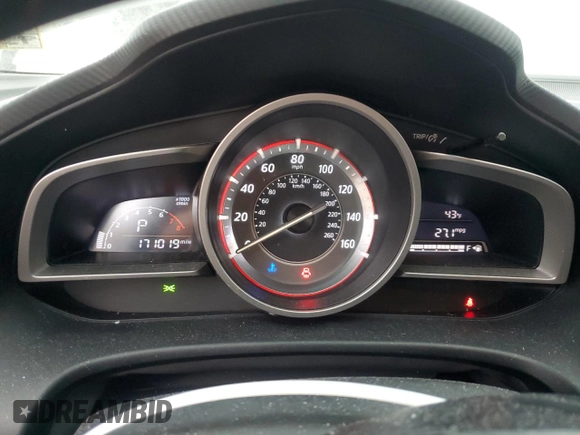 2014 Mazda 3 i Grand Touring with VIN JM1BM1W78E1139575, listed as a Copart auction lot 48945625 with 171,019 mi miles and Salvage Title. Bid and sale history available at carsss.com. Image 9.