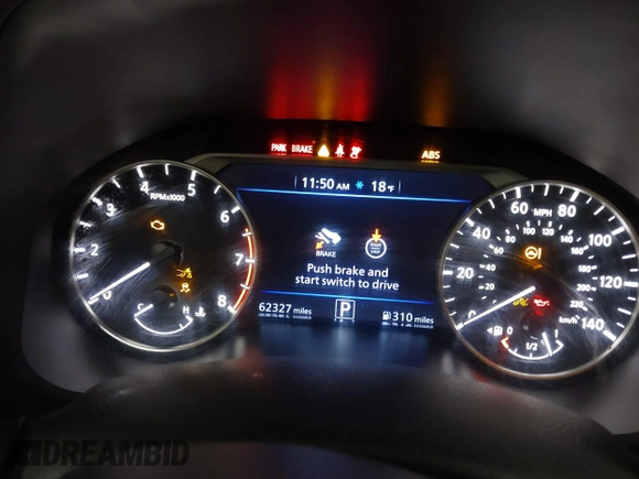 2022 Nissan Altima SV with VIN 1N4BL4DW2NN309118, listed as a IAAI auction lot 41433005 with 62,327 mi miles and . Bid and sale history available at DreamBid. Image 16.