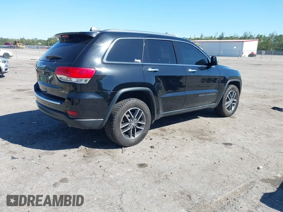 2017 Jeep Grand Cherokee Limited with VIN 1C4RJEBGXHC925794, listed as a IAAI auction lot 41846659 with 80,984 mi miles. Bid and sale history available at carsss.com. Image 4.