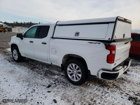 2022 Chevrolet Silverado 1500 LTD Custom with VIN 1GCRYBEK3NZ216935, listed as a Copart auction lot 38220614 with NaN miles and Salvage Title. Bid and sale history available at carsss.com. Image 2.