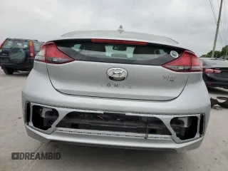 2022 Hyundai Ioniq Blue with VIN KMHC65LC4NU281486, listed as a Copart auction lot 56643665 with 53,396 mi miles and Salvage title. Bid and sale history available at DreamBid. Image 6.