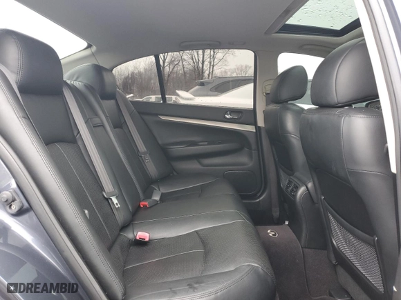 2010 Infiniti G37 Sedan x with VIN JN1CV6AR1AM455323, listed as a Copart auction lot 44380735 with NaN miles and Salvage Title. Bid and sale history available at carsss.com. Image 10.