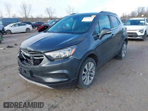 2018 Buick Encore Preferred with VIN KL4CJASB2JB716588, listed as a IAAI auction lot 41955879 with 162,152 mi miles. Bid and sale history available at carsss.com. Image 2.