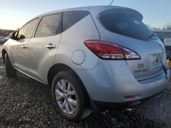 2014 Nissan Murano S with VIN JN8AZ1MU1EW402423, listed as a Copart auction lot 89172075 with 122,621 mi miles and Salvage Title. Bid and sale history available at carsss.com. Image 2.