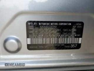 2021 Mitsubishi Outlander Sport ES with VIN JA4ARUAU4MU001468, listed as a Copart auction lot 54646035 with 26,852 mi miles and Non Repairable. Bid and sale history available at carsss.com. Image 14.