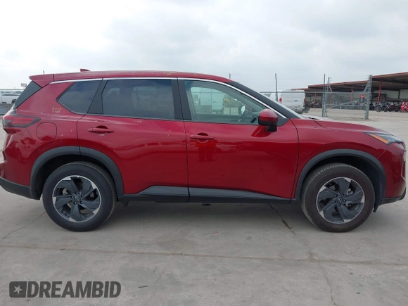 2025 Nissan Rogue SV with VIN 5N1BT3BA1SC772026, listed as a IAAI auction lot 42166212 with 12,207 mi miles. Bid and sale history available at carsss.com. Image 13.
