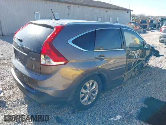 2012 Honda CR-V EX-L with VIN 5J6RM4H79CL014349, listed as a IAAI auction lot 42028523 with 118,571 mi miles. Bid and sale history available at carsss.com. Image 4.