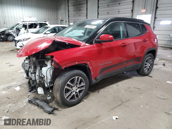 2018 Jeep Compass Latitude with VIN 3C4NJDBB2JT155307, listed as a Copart auction lot 51294085 with 58,718 mi miles and Clean Title. Bid and sale history available at carsss.com. Image 1.
