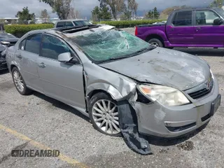2008 Saturn Aura XR with VIN 1G8ZV57768F250550, listed as a IAAI auction lot 41906446 with 1 mi miles. Bid and sale history available at carsss.com. Image 1.