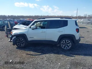 2017 Jeep Renegade Latitude with VIN ZACCJBBB8HPE64812, listed as a IAAI auction lot 41349525 with 106,966 mi miles. Bid and sale history available at carsss.com. Image 15.