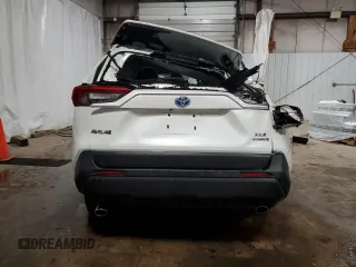 2021 Toyota RAV4 Hybrid LE with VIN 4T3B6RFV4MU025662, listed as a Copart auction lot 50709265 with 19,210 mi miles and Salvage Title. Bid and sale history available at carsss.com. Image 6.