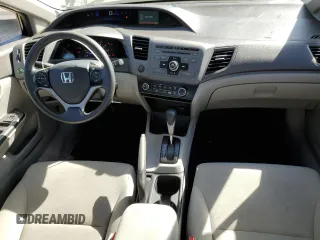 2012 Honda Civic LX with VIN 2HGFB2F57CH604861, listed as a Copart auction lot 50294515 with 130,214 mi miles and Salvage Title. Bid and sale history available at DreamBid. Image 8.