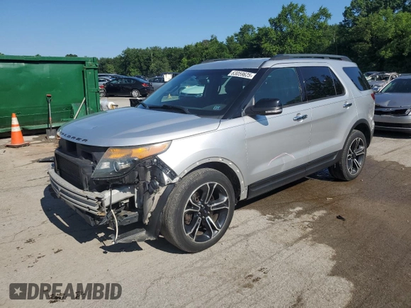 2014 Ford Explorer Sport with VIN 1FM5K8GT5EGA09849, listed as a Copart auction lot 63059625 with 173,920 mi miles and Salvage title. Bid and sale history available at DreamBid. Image 1.