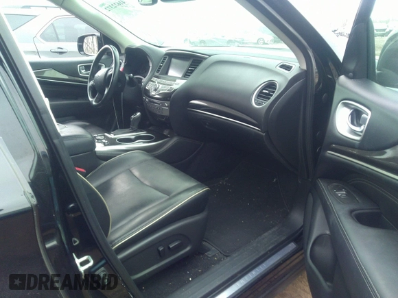 2019 Infiniti QX60 LUXE with VIN 5N1DL0MN0KC549550, listed as a IAAI auction lot 41622372 with 67,263 mi miles. Bid and sale history available at carsss.com. Image 5.