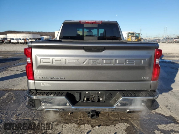 2020 Chevrolet Silverado 1500 LTZ with VIN 1GCUYGEL9LZ376654, listed as a Copart auction lot 89134425 with 33,529 mi miles and Salvage Title. Bid and sale history available at DreamBid. Image 6.