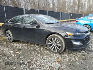 2024 Chevrolet Malibu RS with VIN 1G1ZG5ST2RF138164, listed as a Copart auction lot 43367865 with 21,415 mi miles and Salvage Title. Bid and sale history available at DreamBid. Image 4.