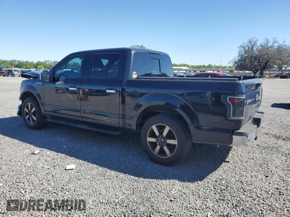 2015 Ford F-150 XLT with VIN 1FTEW1C81FFB01582, listed as a Copart auction lot 50217985 with 178,775 mi miles and Salvage Title. Bid and sale history available at carsss.com. Image 2.