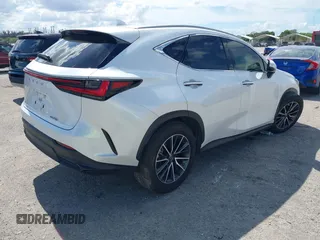 2024 Lexus NX 250 with VIN JTJADCAZ7R5022145, listed as a IAAI auction lot 41688698 with 5,699 mi miles and . Bid and sale history available at DreamBid. Image 4.