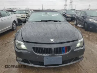 2009 BMW 6 Series 650i with VIN WBAEB53589C224534, listed as a Copart auction lot 47969605 with 180,113 mi miles and Clean Title. Bid and sale history available at carsss.com. Image 5.