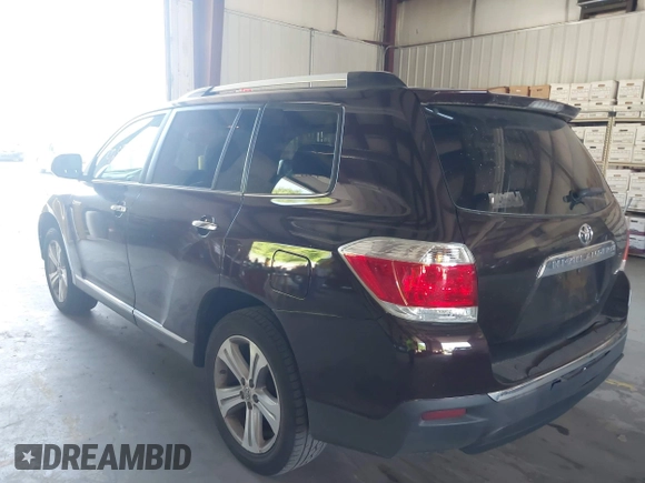 2012 Toyota Highlander Limited with VIN 5TDDK3EH3CS098180, listed as a IAAI auction lot 42474499 with 234,346 mi miles and . Bid and sale history available at DreamBid. Image 3.
