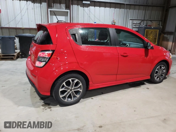 2020 Chevrolet Sonic LT with VIN 1G1JD6SB1L4122494, listed as a Copart auction lot 51142905 with 51,705 mi miles and Salvage title. Bid and sale history available at DreamBid. Image 3.