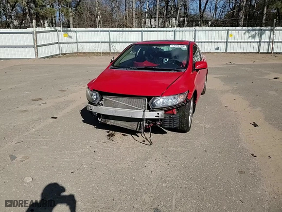 2009 Honda Civic Cpe EX with VIN 2HGFG128X9H522126, listed as a Copart auction lot 53390195 with 133,267 mi miles and Salvage Title. Bid and sale history available at carsss.com. Image 10.