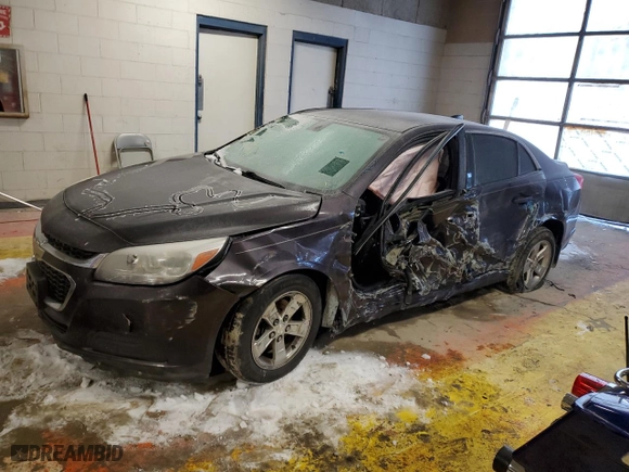 2015 Chevrolet Malibu LT with VIN 1G11C5SL1FF273656, listed as a Copart auction lot 88324105 with 95,181 mi miles and Salvage Title. Bid and sale history available at carsss.com. Image 1.