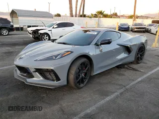 2025 Chevrolet Corvette 1LT with VIN 1G1YA2D4XS5103241, listed as a Copart auction lot 80523334 with 0 mi miles and Salvage Title. Bid and sale history available at carsss.com. Image 1.