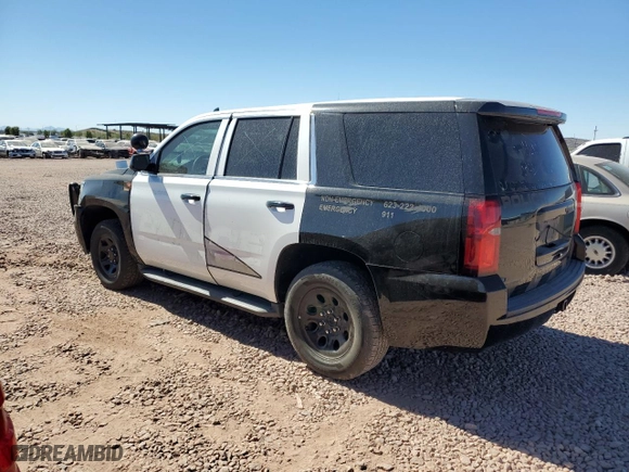 2017 Chevrolet Tahoe Commercial with VIN 1GNLCDEC6HR218814, listed as a Copart auction lot 45400795 with 105,281 mi miles and Salvage Title. Bid and sale history available at carsss.com. Image 2.