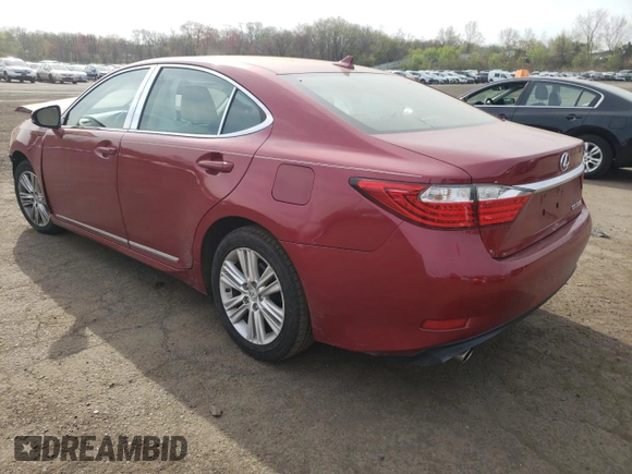 2014 Lexus ES 350 with VIN JTHBK1GG8E2095042, listed as a Copart auction lot 54359585 with 0 mi miles and Salvage Title. Bid and sale history available at carsss.com. Image 2.