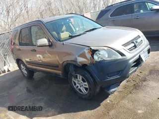 2002 Honda CR-V EX with VIN JHLRD78822C051552, listed as a IAAI auction lot 41767561 with 148,000 mi miles. Bid and sale history available at carsss.com. Image 1.