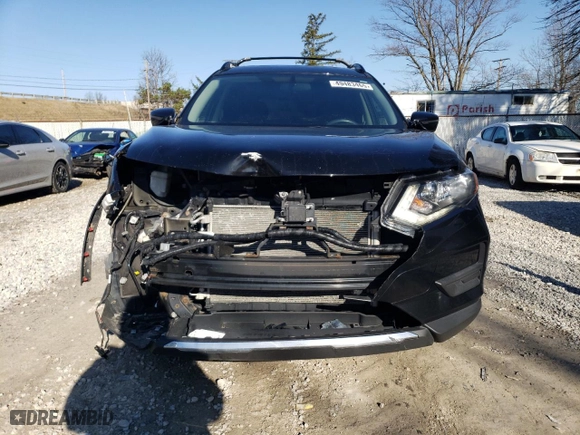 2017 Nissan Rogue SV with VIN 5N1AT2MV2HC879259, listed as a Copart auction lot 49483465 with 145,664 mi miles and Salvage Title. Bid and sale history available at carsss.com. Image 5.