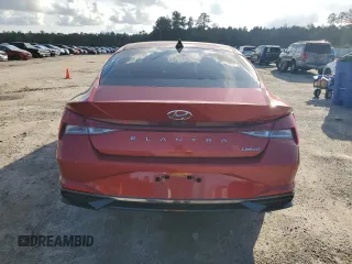 2021 Hyundai Elantra Limited with VIN KMHLP4AG2MU150603, listed as a Copart auction lot 79823994 with 48,899 mi miles and Salvage Title. Bid and sale history available at DreamBid. Image 6.