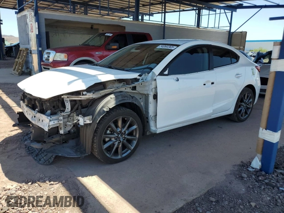 2018 Mazda 3 Touring with VIN 3MZBN1V35JM269982, listed as a Copart auction lot 54060365 with 61,471 mi miles and Salvage Title. Bid and sale history available at carsss.com. Image 1.