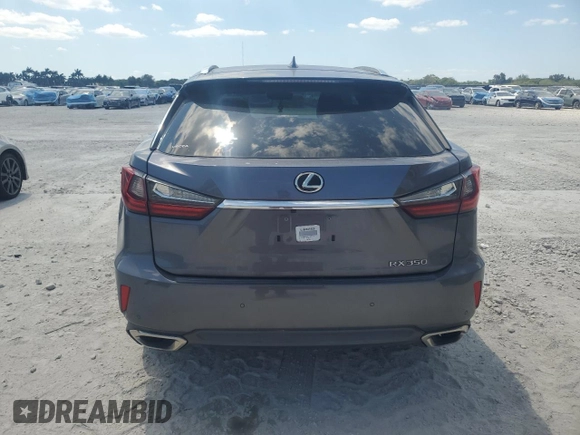 2018 Lexus RX with VIN 2T2ZZMCA3JC107474, listed as a Copart auction lot 52739345 with 0 mi miles and Salvage Title. Bid and sale history available at carsss.com. Image 6.
