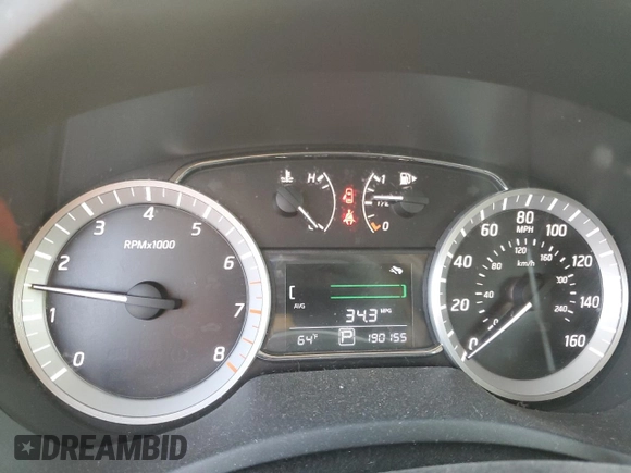 2014 Nissan Sentra SV with VIN 3N1AB7AP6EY247929, listed as a Copart auction lot 52724835 with 190,155 mi miles and Salvage Title. Bid and sale history available at DreamBid. Image 9.