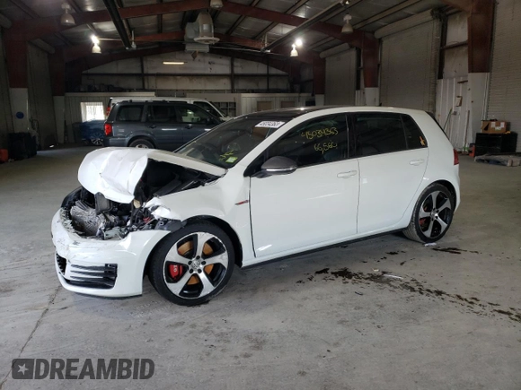 2017 Volkswagen Golf GTI S with VIN 3VW447AU9HM060820, listed as a Copart auction lot 45034363 with 66,560 mi miles. Bid and sale history available at carsss.com. Image 1.