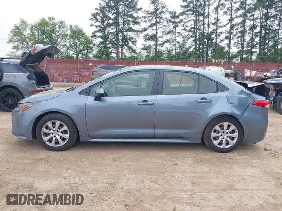 2021 Toyota Corolla LE with VIN JTDEPMAE8MJ162896, listed as a IAAI auction lot 41942669 with 99,131 mi miles. Bid and sale history available at carsss.com. Image 14.
