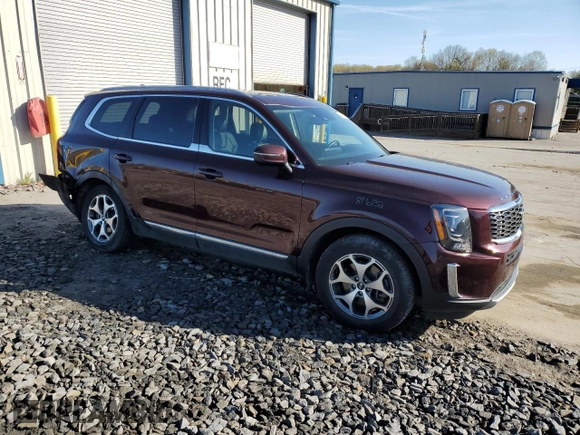 2020 Kia Telluride EX with VIN 5XYP3DHC9LG032973, listed as a Copart auction lot 54496785 with 85,188 mi miles and Salvage title. Bid and sale history available at DreamBid. Image 4.