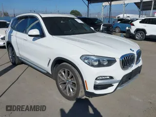 2019 BMW X3 sDrive30i with VIN 5UXTR7C56KLR51192, listed as a IAAI auction lot 41625487 with 1 mi miles. Bid and sale history available at carsss.com. Image 1.